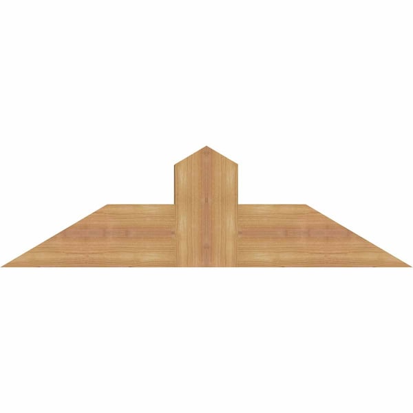 Ekena Millwork Portland Smooth Timber Gable Bracket, Western Red Cedar, 36"W x 10"H x 3 1/2"D x 5 1/2"F, 7/12 Pitch GBW036X10X0406POR00SWR - main